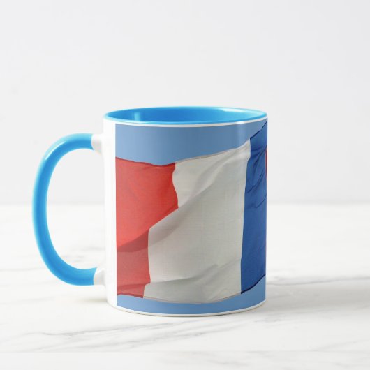 Franse nationale vlag van de Franse patriottische Mok (Links)