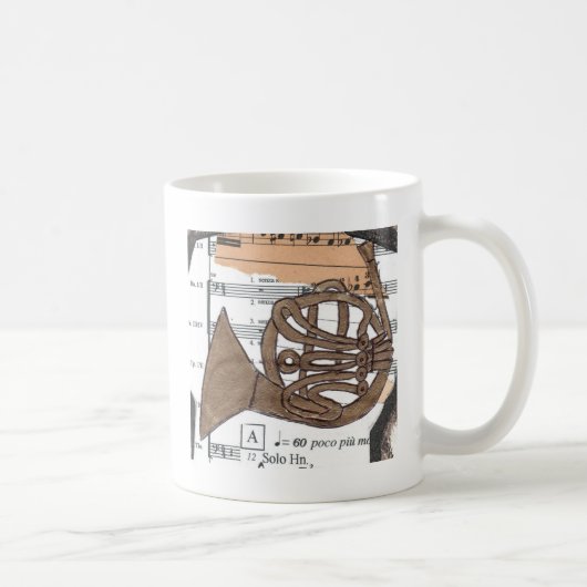 (Franse nationaliteit) Horn mok (Rechts)