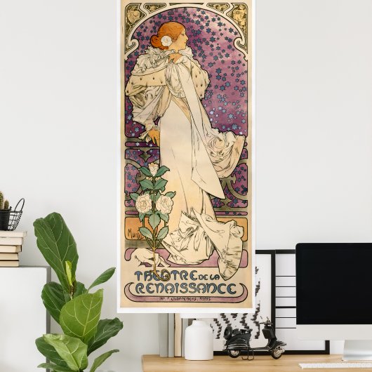  Franse Nieuwe Dame van de Camelias Poster (Thuiskantoor)