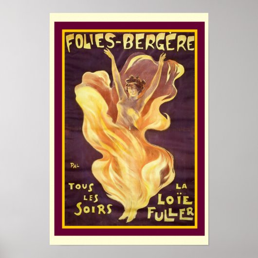 Franse nieuwe Folies Bergere 13 x 19 poster (Voorkant)