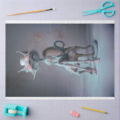 franse nobel mystieke kat ontkoppeling tissuepapier (Craft)