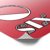 Franse nummerbanner 1-10 poster (Hoek)