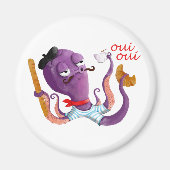 Franse octopus magneet (Voorkant)
