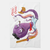 Franse octopus theedoek (Verticaal)