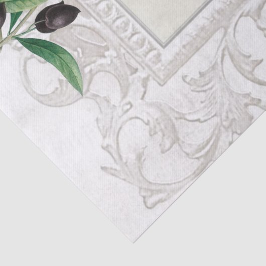 Franse  olijfolie Lijst ontkoppeling Tissuepapier (Detail)