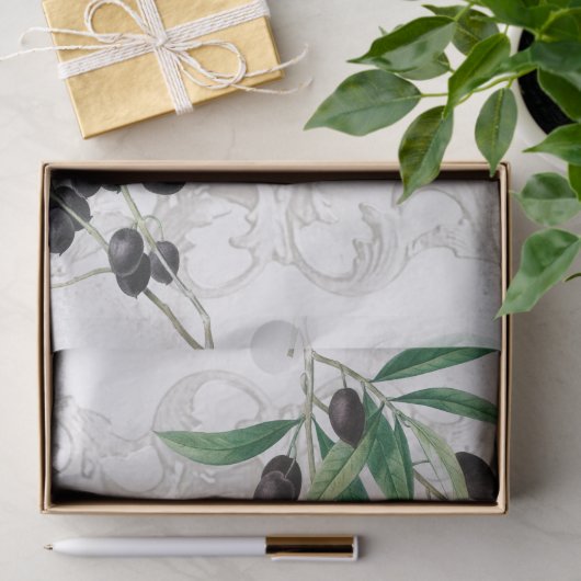 Franse  olijfolie Lijst ontkoppeling Tissuepapier (Geschenk)