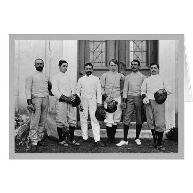 Franse omheining op de Olympische Spelen van 1896  (Voorkant Horizontaal)