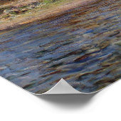  Franse onderdrukker Seine Painting Monet Poster (Hoek)