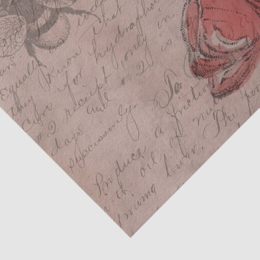 franse ontkoppeling van bijen tissuepapier (Detail)