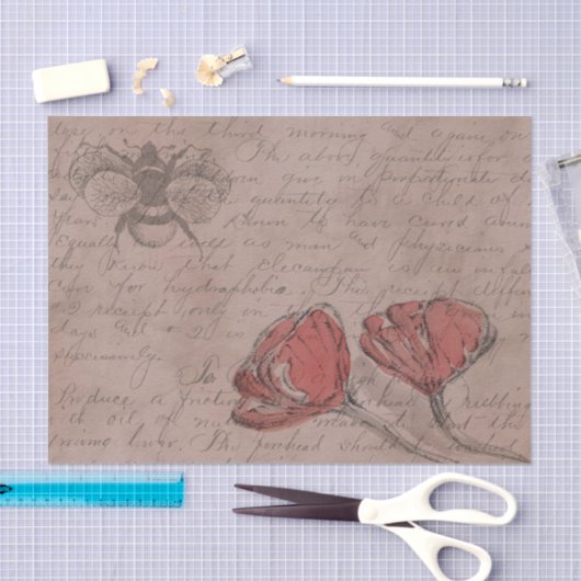 franse ontkoppeling van bijen tissuepapier (Craft)