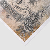 Franse ontkoppeling van bijenephemera tissuepapier (Detail)
