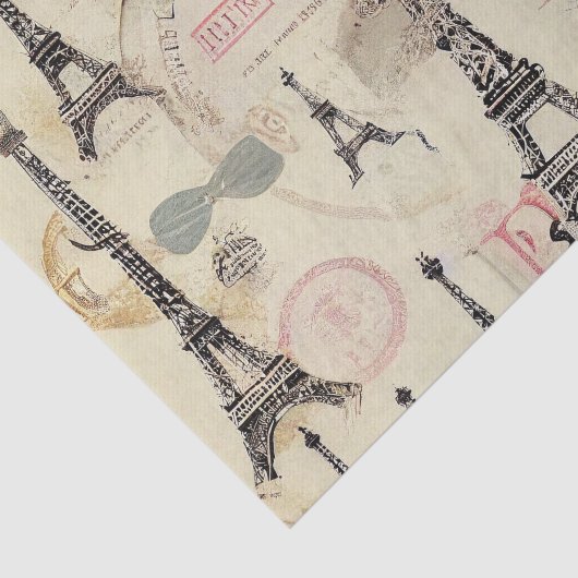 Franse ontkoppeling van de Effiel Tower Tissuepapier (Detail)