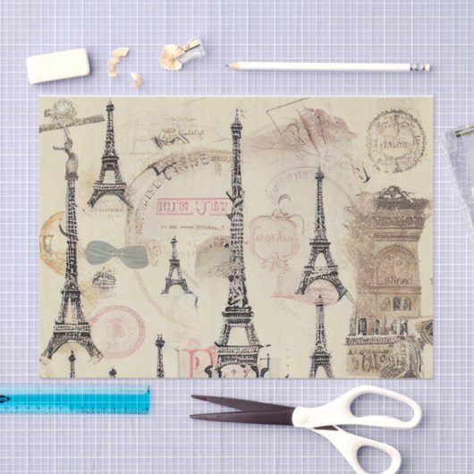  Franse ontkoppeling van de Effiel Tower Tissuepapier (Craft)