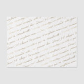 Franse  ontkoppeling van handschrift met handschri tissuepapier (Voorkant)