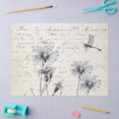 Franse ontlepagina Wilde bloem Tissuepapier (Craft)