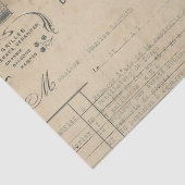 Franse ontvangst tissuepapier (Detail)