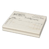 Franse Ontvangststempel  Rubber Stempel (Stempel)