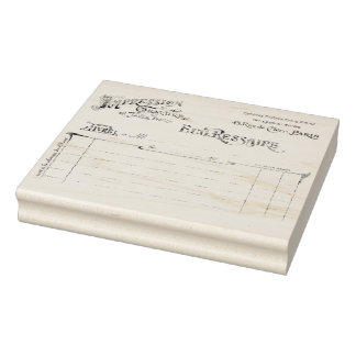 Franse Ontvangststempel Rubber Stempel