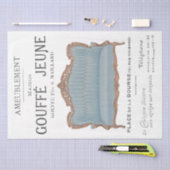 Franse  ontvlechting van meubelreclame tissuepapier (Craft)