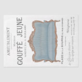 Franse  ontvlechting van meubelreclame tissuepapier (Voorkant)