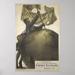 Franse oorlogsobligaties poster