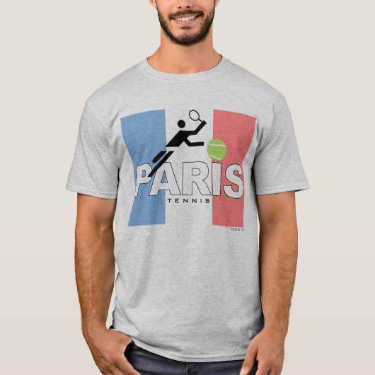 Franse Open Tennis Paris  T-Shirt (Voorkant)