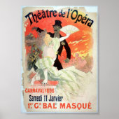 Franse opera gemaskerd bal  stijl poster (Voorkant)