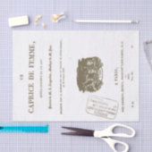  Franse opera Illustrated Title Page Tissuepapier (Craft)