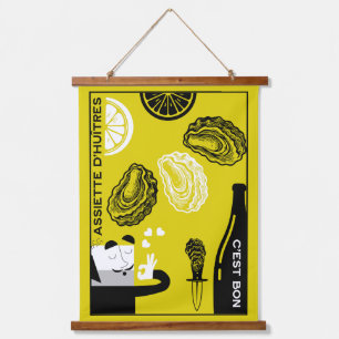 Franse Oyster Country Keuken Decor Hangend Wandkleed