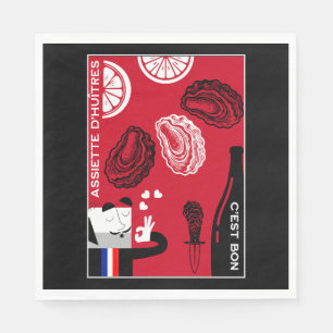 Franse Oyster Country Keuken Decor Servet