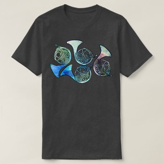 Franse paarden1 t-shirt (Design voorkant)