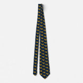 Franse paarden in Gold Stropdas (Achterkant)