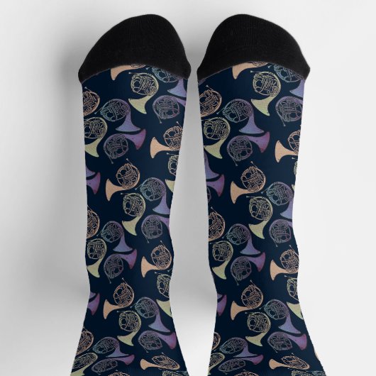 Franse paarden maken leuke Franse design van hoorn Sokken (Top)