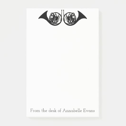 Franse paarden personaliseren post-it® notes (Voorkant)