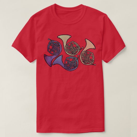 Franse paarden t-shirt (Design voorkant)