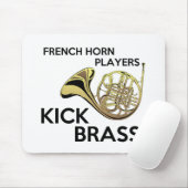 Franse paardenspelers Kick Brass Muismat (Met muis)