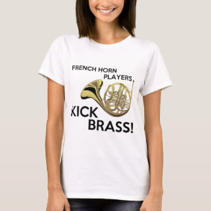 Franse paardenspelers Kick Brass T-shirt