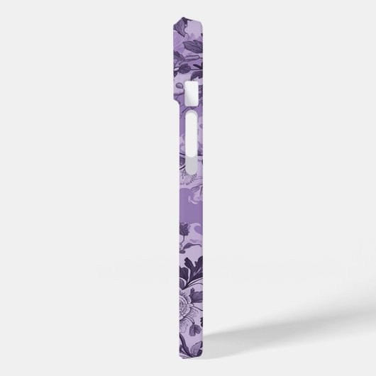 -Franse Paarse Toile Fleurie Case-Mate iPhone Case (Achterkant / Links)
