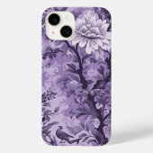 -Franse Paarse Toile Fleurie Case-Mate iPhone Case (Achterkant)