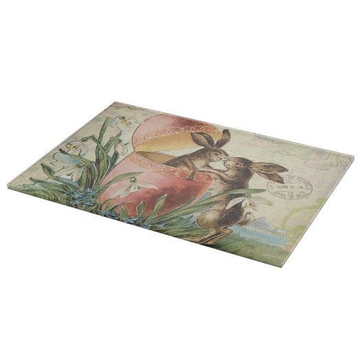  Franse paasbunnies Snijplank (Hoek)