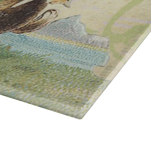  Franse paasbunnies Snijplank (Hoek)