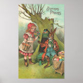 Franse paashaas met  pijpleiding poster (Voorkant)