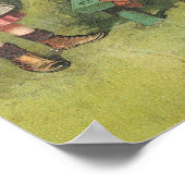 Franse paashaas met  pijpleiding poster (Hoek)