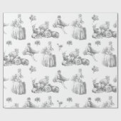 Franse  paasjeep, juffrouw van juffrouw cadeaupapier (Vlak)