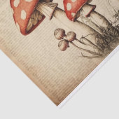 Franse paddenstoelpagina-ontkoppeling Tissuepapier (Detail)