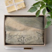 Franse  pagina van het Manuscript van Chateau Ephe Tissuepapier (Geschenk)