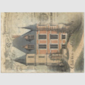 Franse  pagina van het Manuscript van Chateau Ephe Tissuepapier (Voorkant)