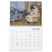 -Franse Painter Pierre Auguste Renoir Kalender (Jan 2026)