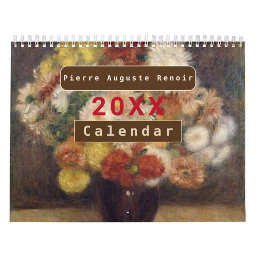 -Franse Painter Pierre Auguste Renoir Kalender (Hoes)