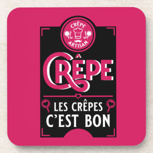 Franse pannenkoeken bier onderzetter